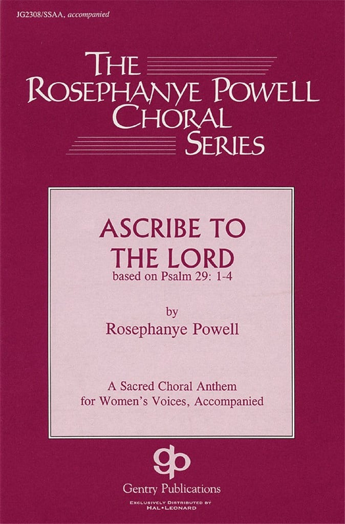Ascribe To The Lord